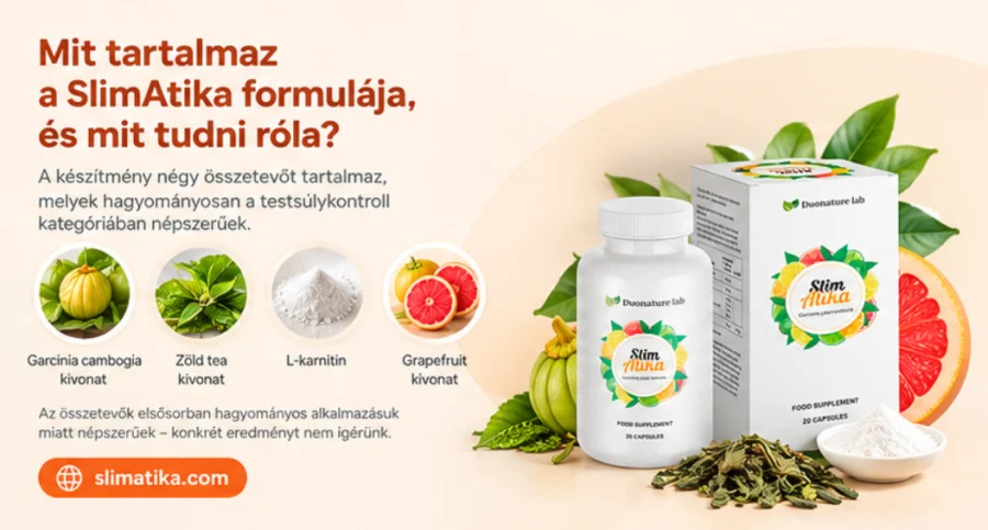 SlimAtika — a formula négy összetevője egy kapszulában